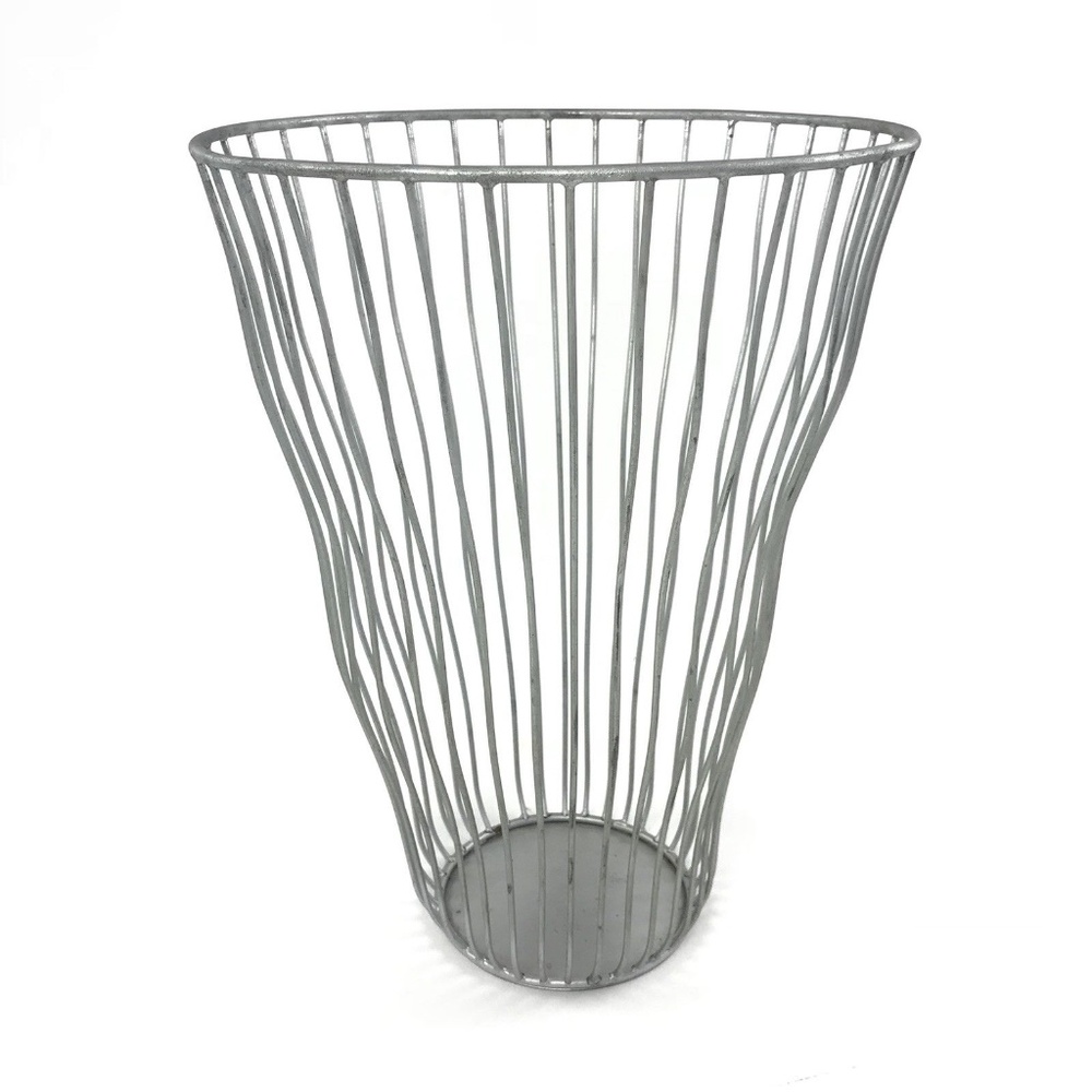 Michael Aram Vintage Wire Frame Wavy Waste Basket